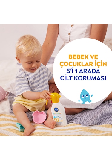 Nivea Sun Güneş Roll-on Çocuk Hassas Gkf 50+ 50 Ml