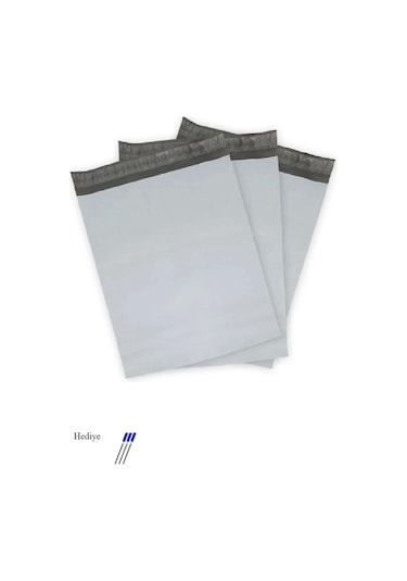 Cepsiz Büyük Boy Kargo Poşeti 35x45+5 Cm - 100 Adet 40+40 80 Mikron