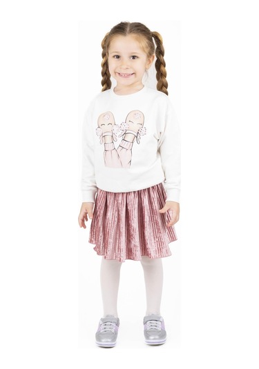 Bestkids Kız Çocuk Baskılı Sweatshirt 2-6 Yaş 12202 001