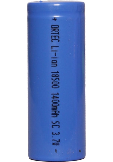 Ortec 3.7V 1400Mah Li-ion 18500 5-c Şarj Edilebilir Pil