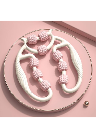 Suntek Bacak Masaj Silindiri 360 Derece Aleti Antrenman Kapalı Pembe