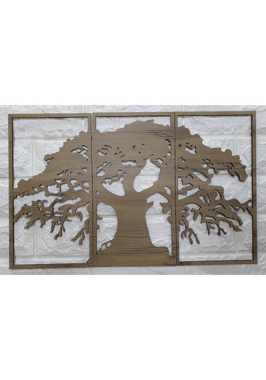 48x30 Cm Asırlık Ağaç Ahşap Duvar Dekoratif