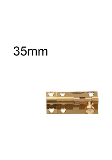 Pirinç Kapı Slayt Yakalama Kilit Cıvata Mandalı Ev Kapısı Dolap Pencere Güvenlik Aracı 35mm