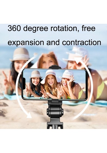 Cbtx Xt02p Mini Bluetooth Canlı Tripod Selfie Stick Beyaz