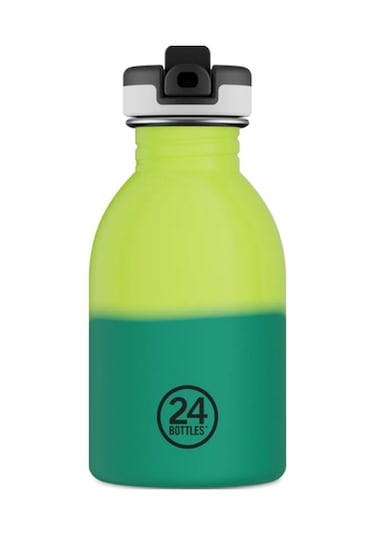 Kids Bottle Reactive Sarı/yeşil Paslanmaz Çelik Çocuk Su Matarası 250 Ml Renkli