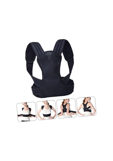 Nefes Alabilen Duruş Duruş Bandı Duruşları Kadın Kambur Destek Alt Brace -