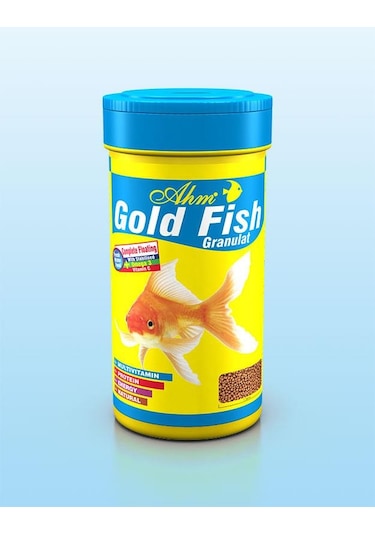 Ahm Gold Fish Granulat Japon Balığı Yemi 100Ml