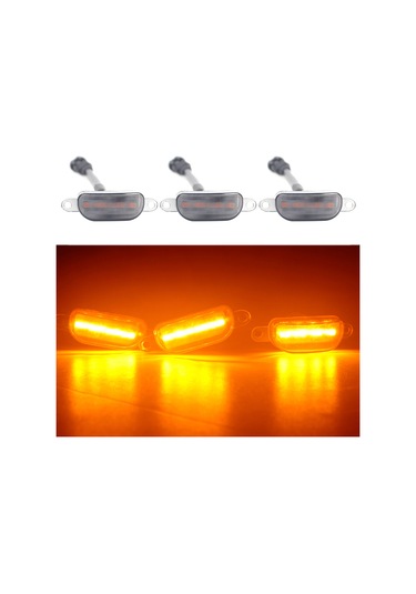 Monyee Ford F150 2015-2017 İçin 3'lü Led Izgara Lambası, 12v 1w, Su Geçirmez Abs, Kolay Kurulum, 50.000 Saat Ömür