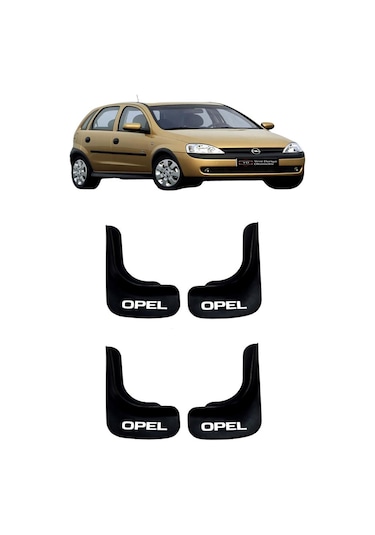Opel Corsa C 2000-2006 Uyumlu 4 lü Ön-Arka Paçalık Tozluk Çamurluk OPL1UX008YD