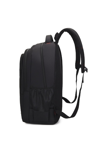 Yifomall Erkekler İçin Spor Çanta Üniversite Okul Çantası İş Seyahat Sırt Çantası Bilgisayar Bölmeli Siyah Dayanıklı Pratik Siyah