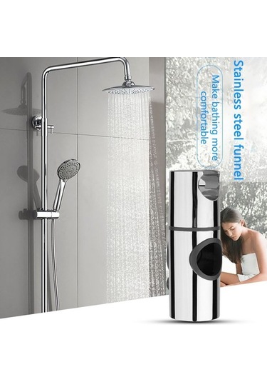 Primepickings 25mm Abs Krom Yedek Duş Başlığı Raylı Kaydırıcı Tutucu Ayarlanabilir Yükseltici Braketi Ra Krom