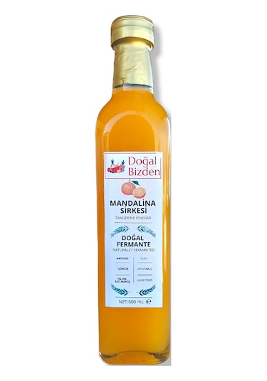 Doğal Bizden Doğal Fermantasyon Mandalina Sirkesi 2 x 500 ML