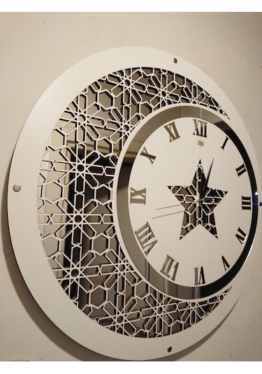 Duvar Saati 50Cm Beyaz