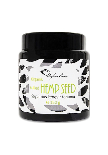 Ayhan Ercan Organik Hulled Hemp Seed Soyulmuş Kenevir Tohumu 150 G