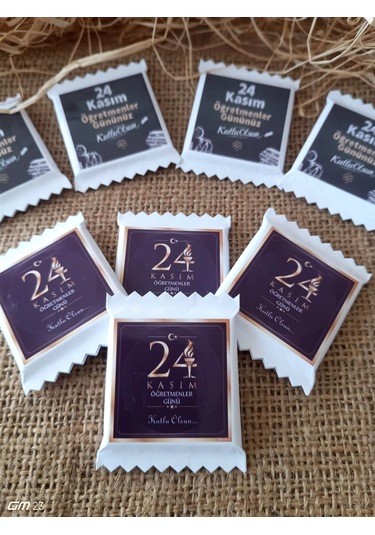 Farklı Market 24 Kasım Öğretmenler Günü Hediyesi Özel Kesimli Çikolata 20 Adet
