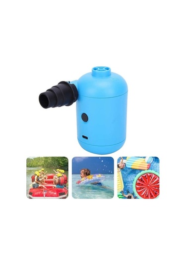 Didadodo Ht-426 Kauçuk Bot Şişme Yatak İçin Usb Hava Pompası, Beyaz