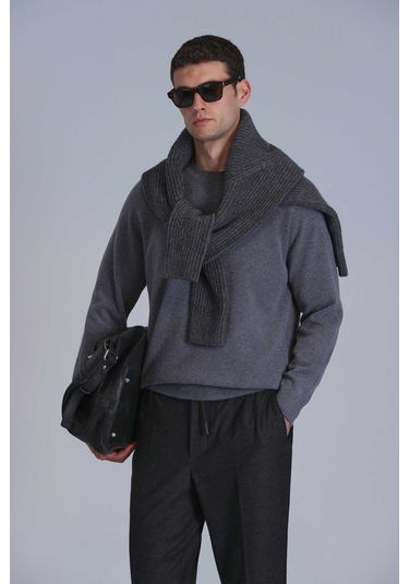 Lufian Erkek Kazak 112090128 Gri Gri