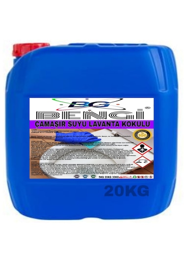 Çamaşır Suyu Lavanta Kokulu 20 Kg Tekli
