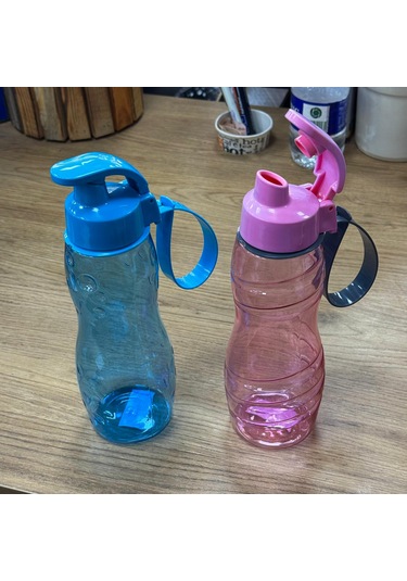 500 Cc Damla Gravürlü Askılı Matara Karışık Renkler