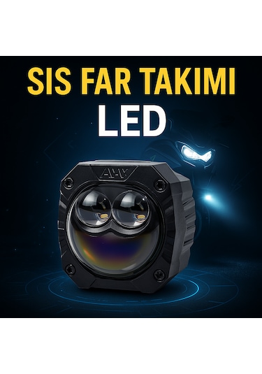 50 W Uzun Kısa Flap Fonksiyonlu Csp Osram Motosiklet Led Sis Farı