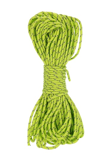 Konesam 2mm 100kg Dayanıklı Polipropilen Işıkta Yansıyan Kamp Çadır Kordonu 20m Çok Renkli