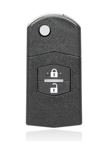 Sones Mazda Uyumlu Araba Anahtarı Kabuğu Kapağı, Stil: 2 Düğmeli 2 Adet