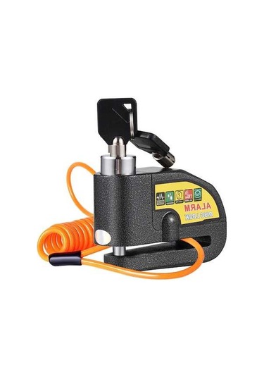 Prestigegoods 110db Alarmlı Disk Fren Kilidi - Motosiklet Hırsızlık Önleyici, Su Geçirmez, Titreşim Sensörlü