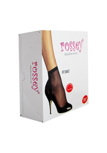 Rossey Parlak Fit(15D) Soket Çorap (12 Çift)