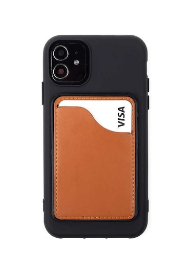 Kilifone - Telefon Arkası Pro Kartlık - Kahverengi - T18426 Kahverengi