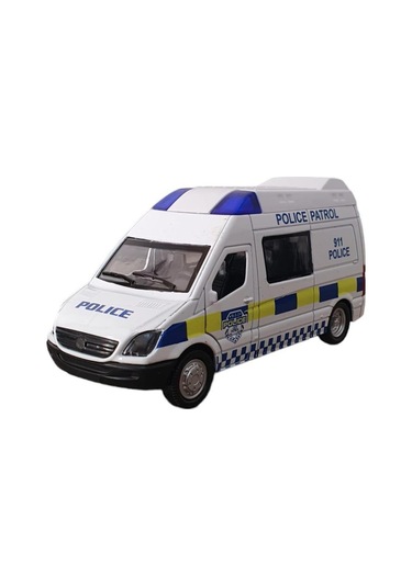 Sesli Işıklı Çek Bırak Polis Set - Fy5058sabc-12d
