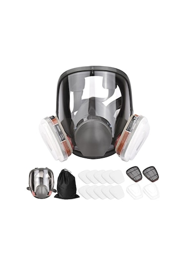 Jms 16'sı 1 Arada Yeniden Kullanılabilir Tam Yüz Maskesi Va