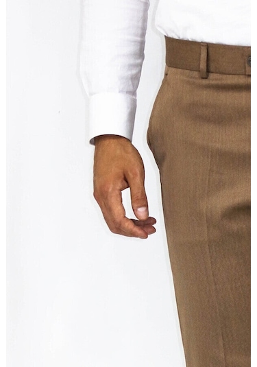 Wessi Slim Fit Taba Erkek Pantolon Taba