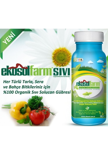 Ekosol Farm Sıvı Solucan Gübresi 2 x 1 L