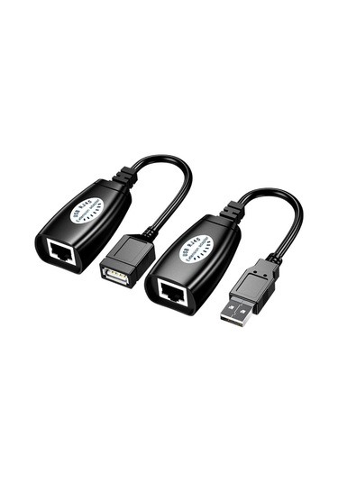 Usb Extrender, 50 Metre Rj45, Usb Uzatma Kablosu, Cat5 Cat6 Uyumlu,