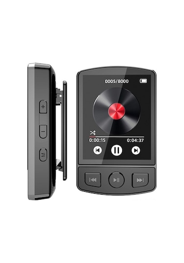 Flybuy Bluetooth 5.2 Mp3 Çalar, Kayıt & Fm, 128gb Genişletilebilir, Taşınabilir Müzik Çalar