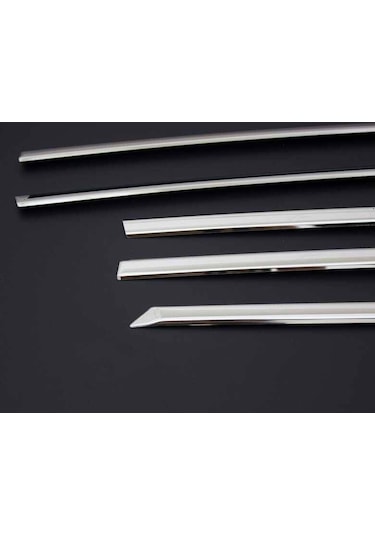 Peugeot 2008 Uyumlu 2020 Ve Üzeri Krom Cam Çıtası 6 Parça Paslanmaz Çelik