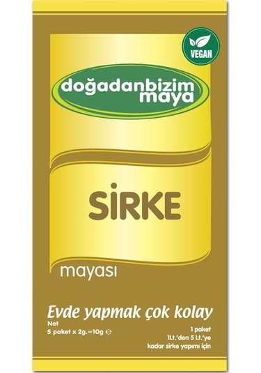 Doğadan Bizim Maya Probiotik Sirke Mayası 5 x 2 G