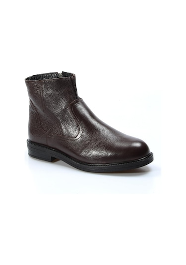 Hakiki Deri Kürklü Erkek Klasik Bot 408kma123 001