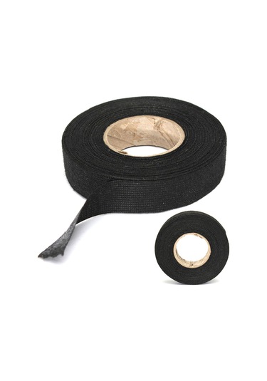 Yaozixia 5 Rulo Kablo Demeti Kablo Demeti Kablo Demeti Kablo Demeti Kumaş Yapışkanlı Kumaş Bant Otomobil İçin 15m 19mm