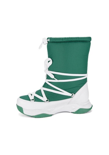 Kadın Bot - Yeşil / Beyaz Yeşil-beyaz