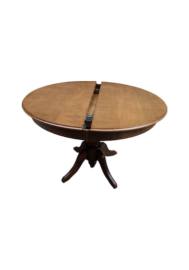 Bengimobilya Baba Ayak Masa Kayın Kaplama Mdf Tabla Ihlamur Ağacı Ayak. 120 Cm