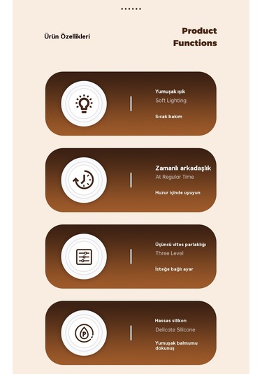 Tcherchi Kabak Gece Lambası, Sevimli Dokunmatik Sensör Lamba Silikon Gece Lambası Sarı