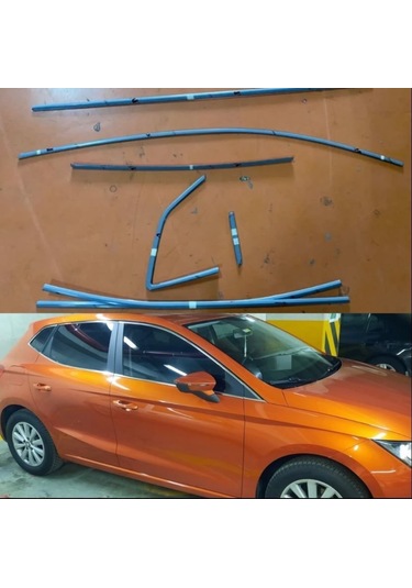 Autogp Seat İbiza Cam Çerçevesi Kenar Çıtası Krom Tamtur 2017+ 14 Parça Bgc-agp-1019