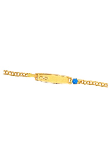 Cigold Taşlı Çocuk Bileklik 14 Ayar Altın 1.67 Gr Oa-c11203029253 Renkli Çok Renkli