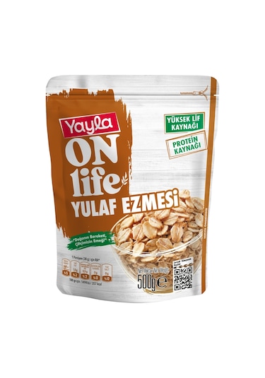Yayla Onlife Yulaf Ezmesi 500 G X12