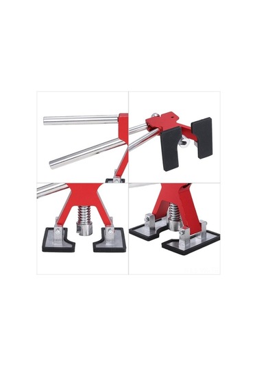 Pazly Otomobil Çukurları Çıkarma Aleti - Paslanmaz Çelik, 18 Adet Tamir Tabanı, Pratik