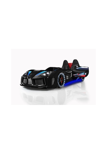 Setaymobilya Arabalı Yatak Audi V7 , Kapıları Açılan , Koltuklu , Full Ledli ,