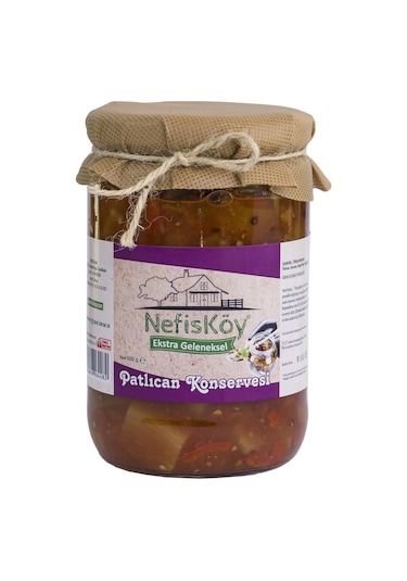 Nefisköy Katkısız Patlıcan Konservesi 600 G