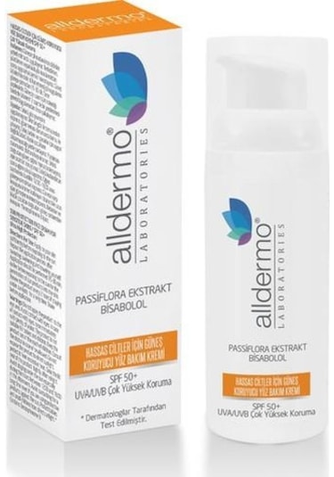 Alldermo Yüz için Güneş Koruyucu Krem Spf 50+ 50 ML