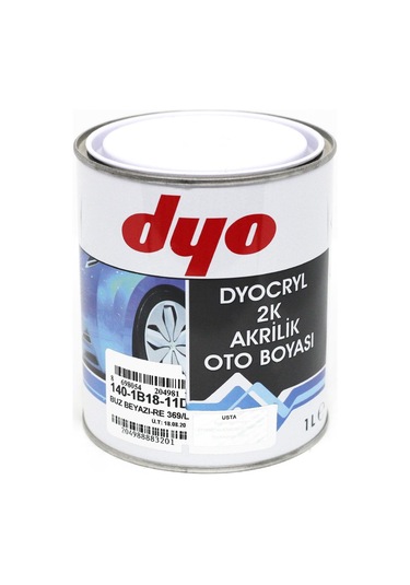 Dyocryl 2K Akrilik-Buz Beyazı-Re 369/L-1L